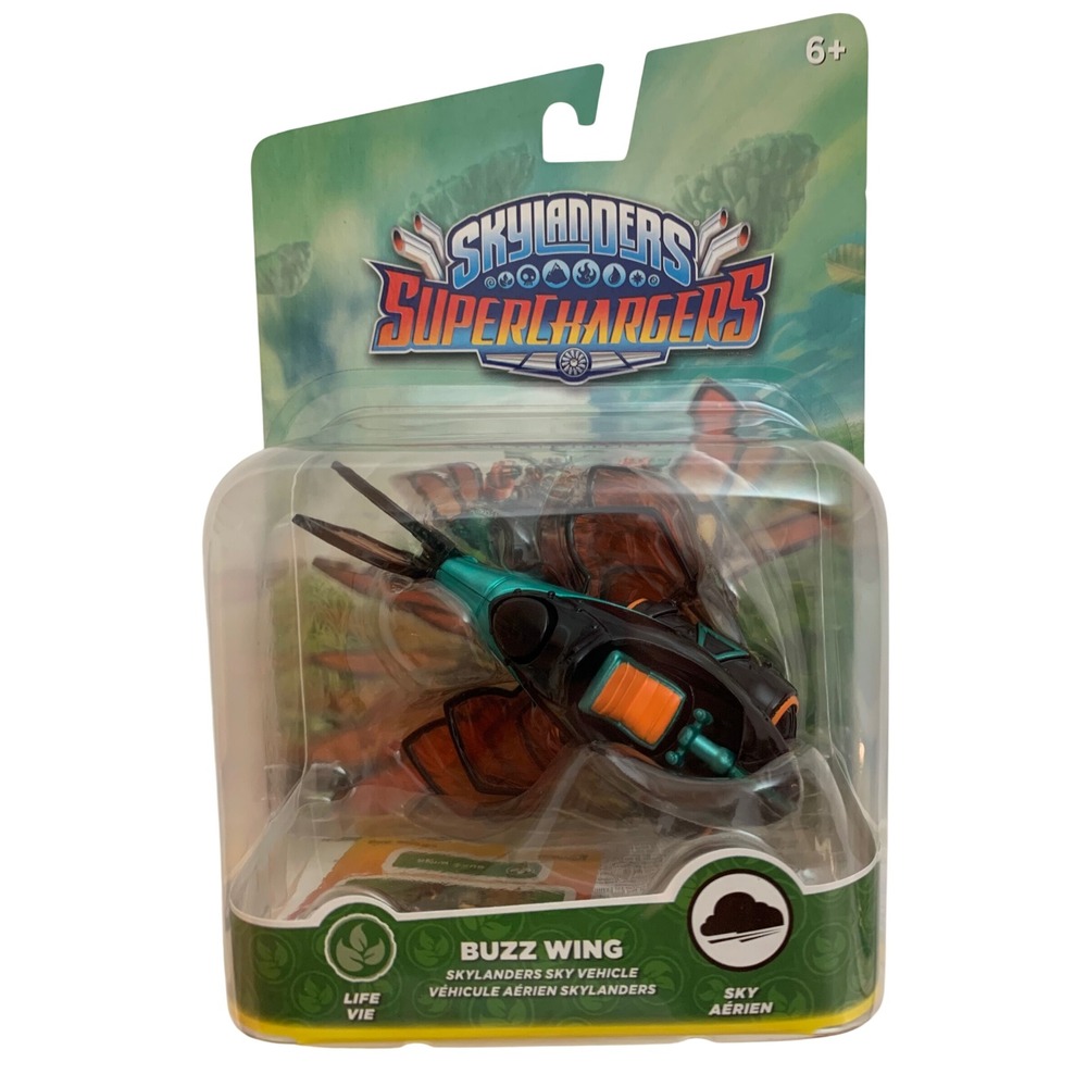 2015 Skylanders Supercharger Buzz Wing Sky Vehicle Life Element New Sealed 87796